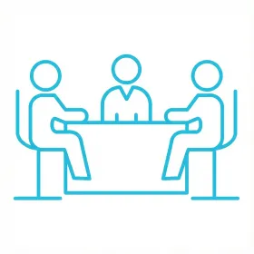 Illustration of global communication and convenings